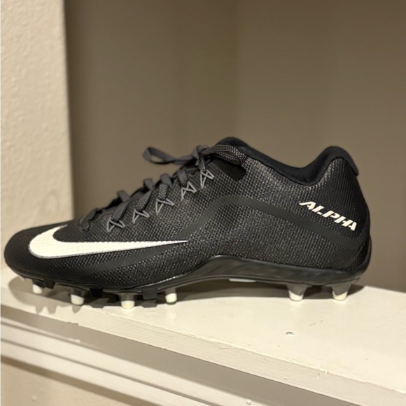 Men's Nike Alpha Pro 2 TD 'Black' Football Cleats Low Cut 719930 010 Size 14 - Picture 6 of 10